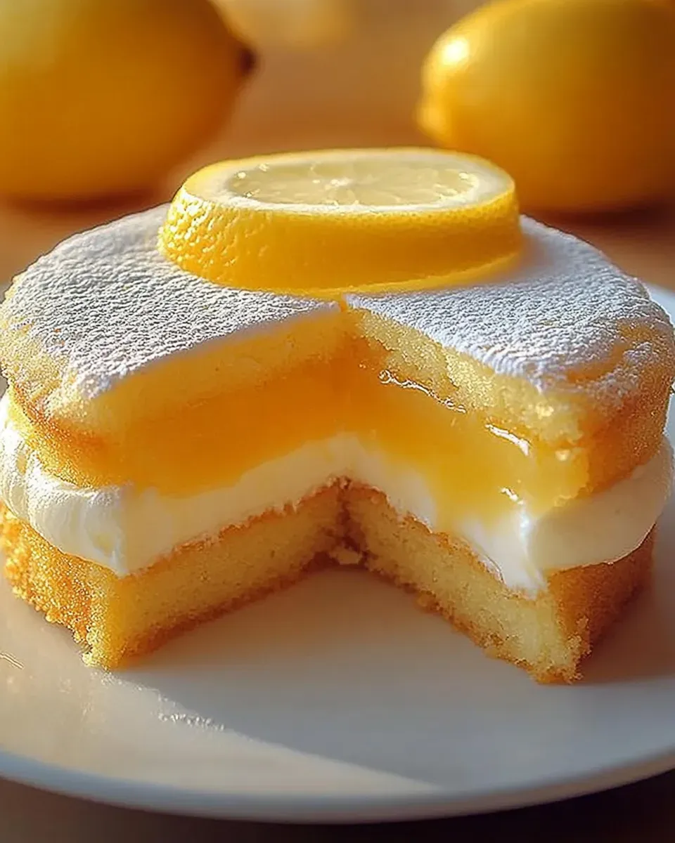 Lemon Curd Cake Delight