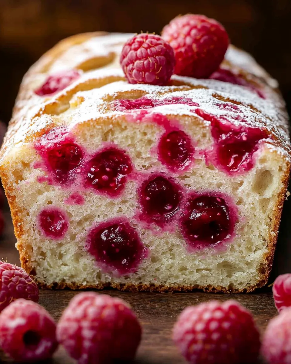 The Best Raspberry Bread