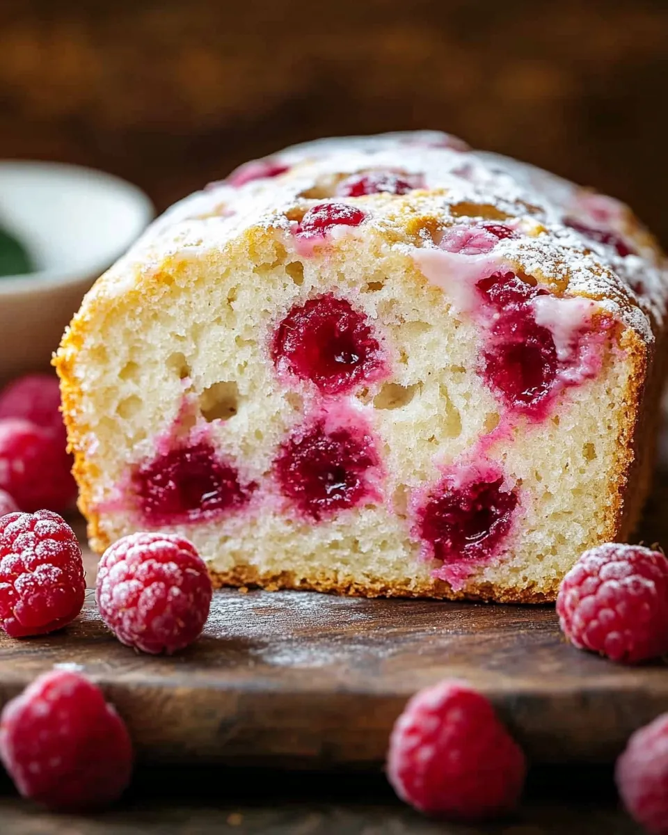 The Best Raspberry Bread