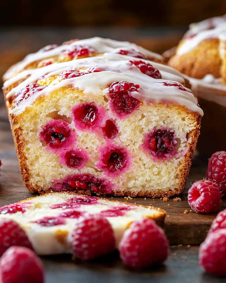 The Best Raspberry Bread