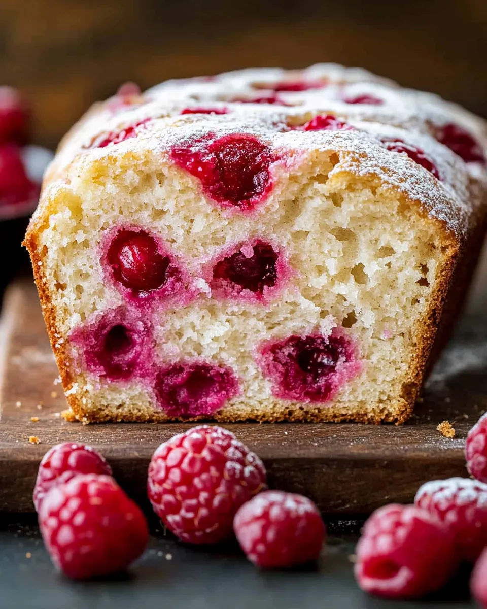 The Best Raspberry Bread