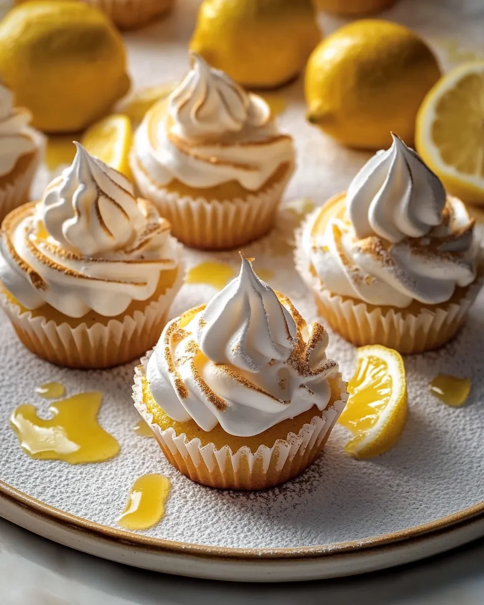 Zesty Lemon Meringue Cupcakes