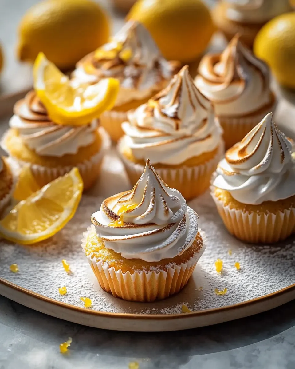 Zesty Lemon Meringue Cupcakes