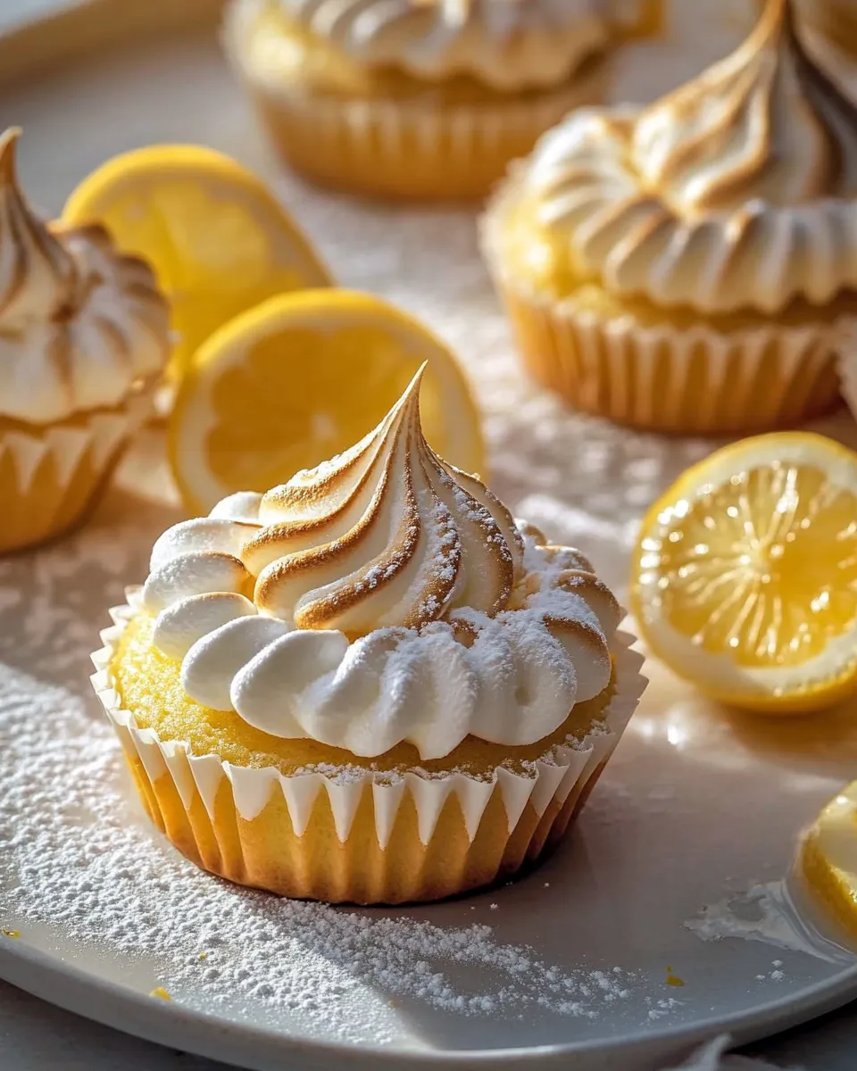 Zesty Lemon Meringue Cupcakes