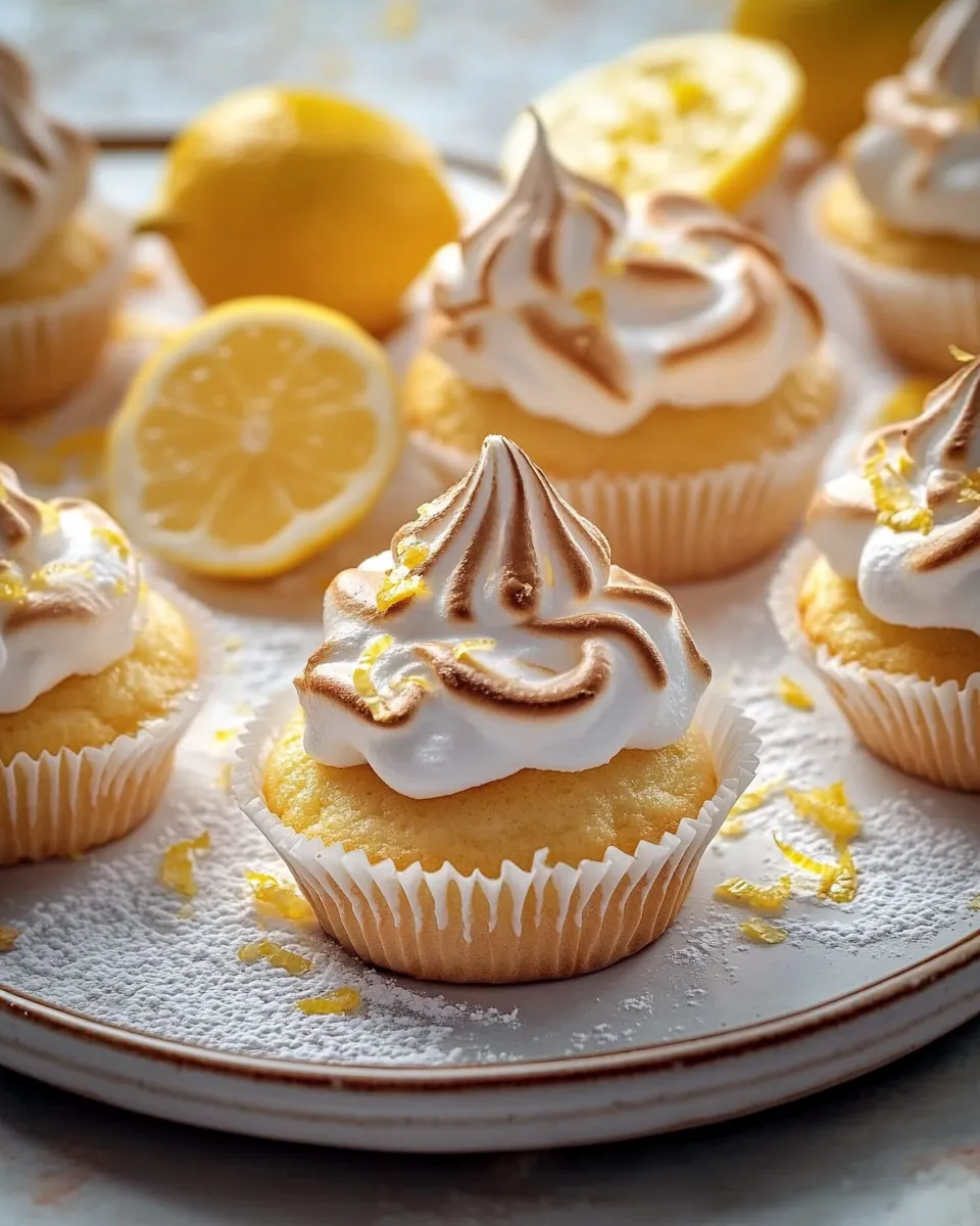 Zesty Lemon Meringue Cupcakes