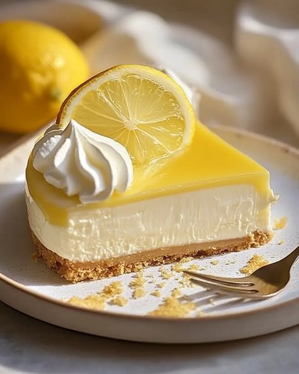 No Bake Lemon Cheesecake Delight