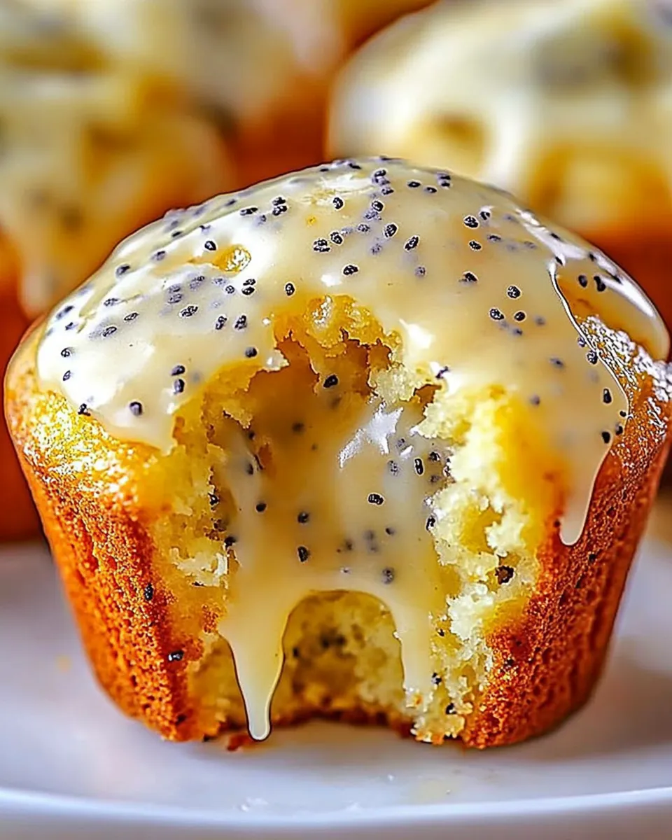 Zesty Lemon Poppy Muffins