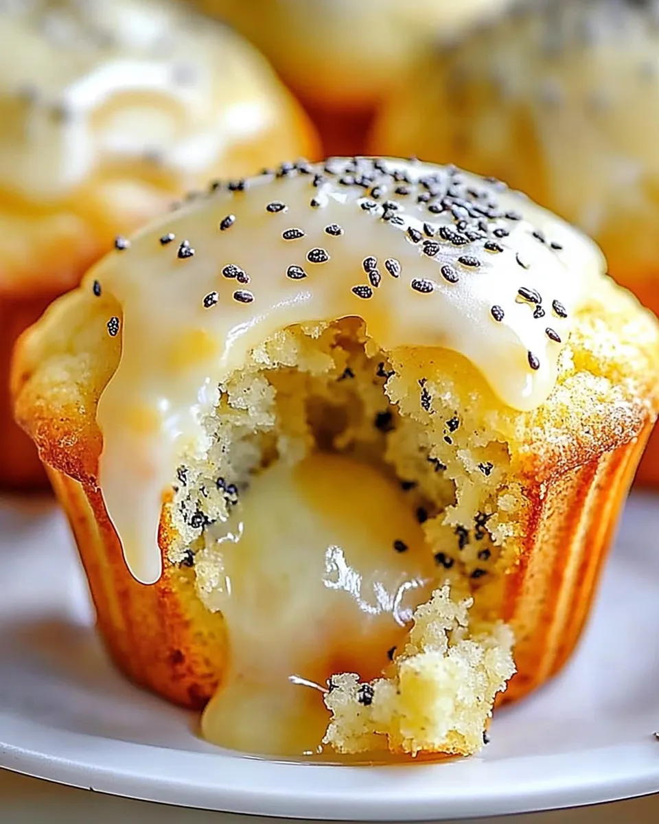 Zesty Lemon Poppy Muffins