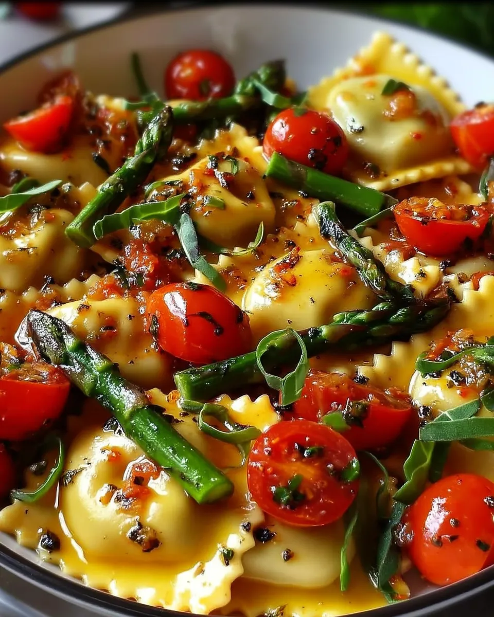 Ravioli with Tomatoes, Asparagus, Garlic and Herbss2_11zon