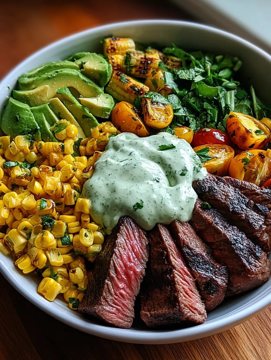 Steak Avocado and Roasted Corn Bowl with Cilantro Cream Sauce (1)_11zon