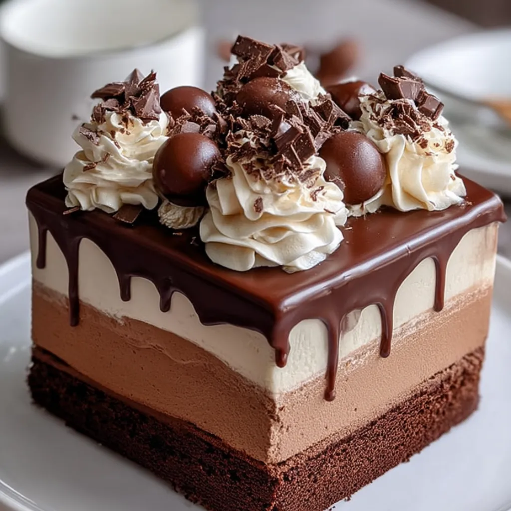 Triple Chocolate Cake Triple Chocolate Cake