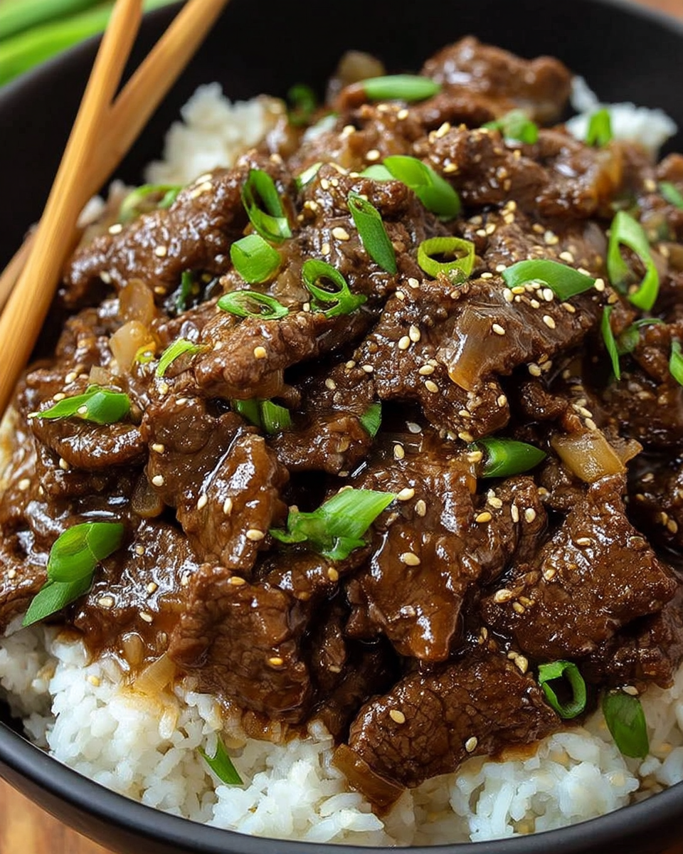 Classic Mongolian Beef