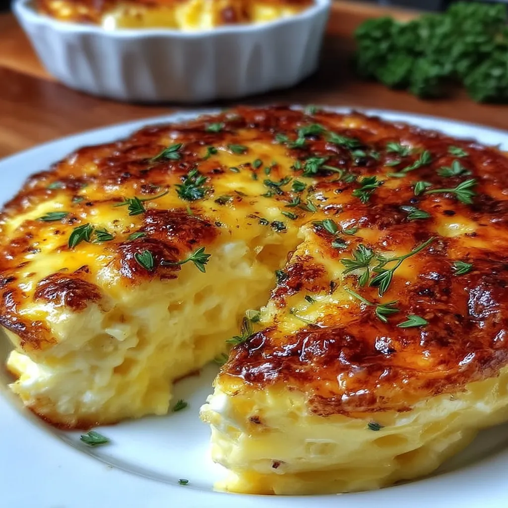 Baked Cottage Cheese Egg Baked Cottage Cheese Egg