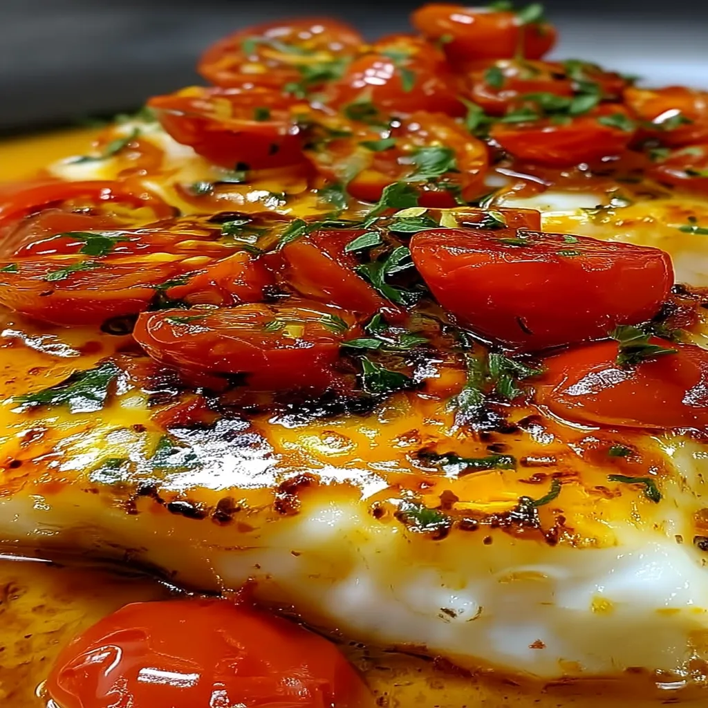 Cod in a Lemon Butter Tomato Sauce