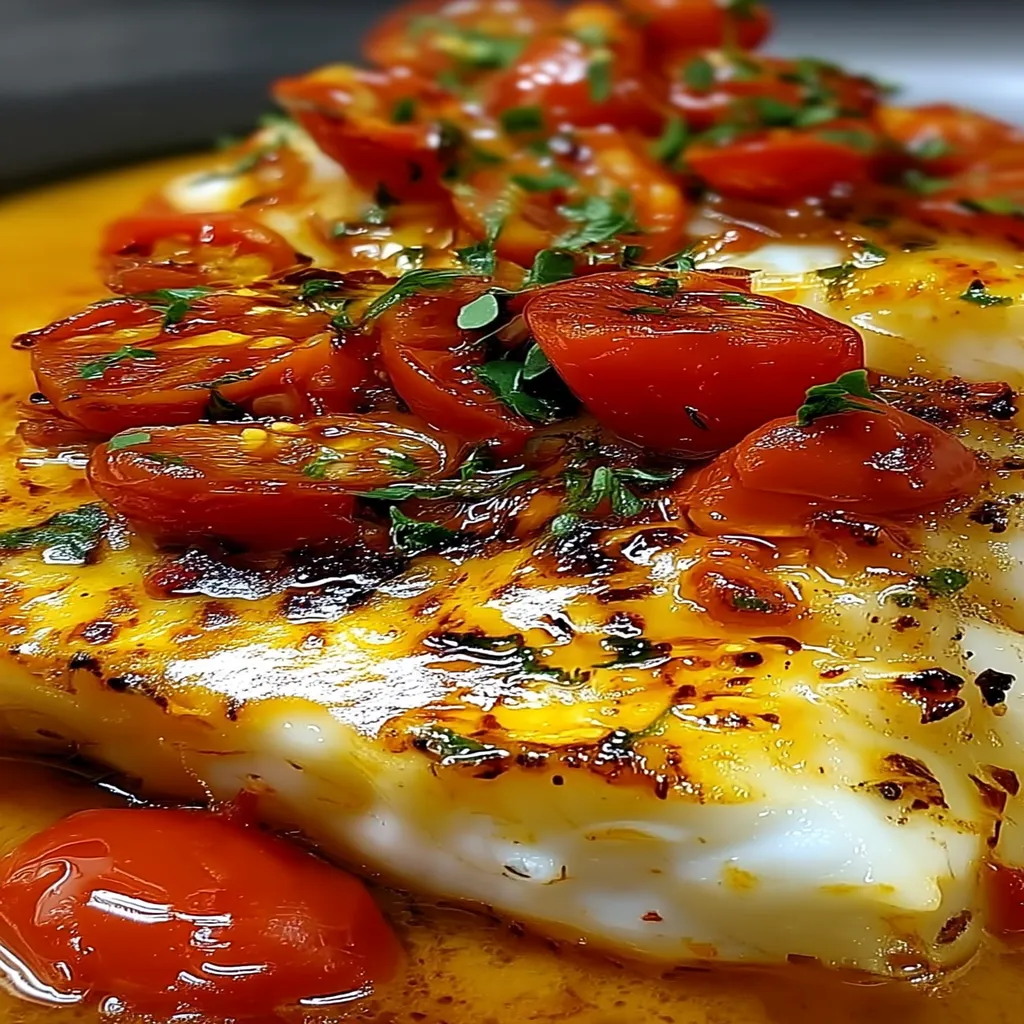 Cod in a Lemon Butter Tomato Sauce