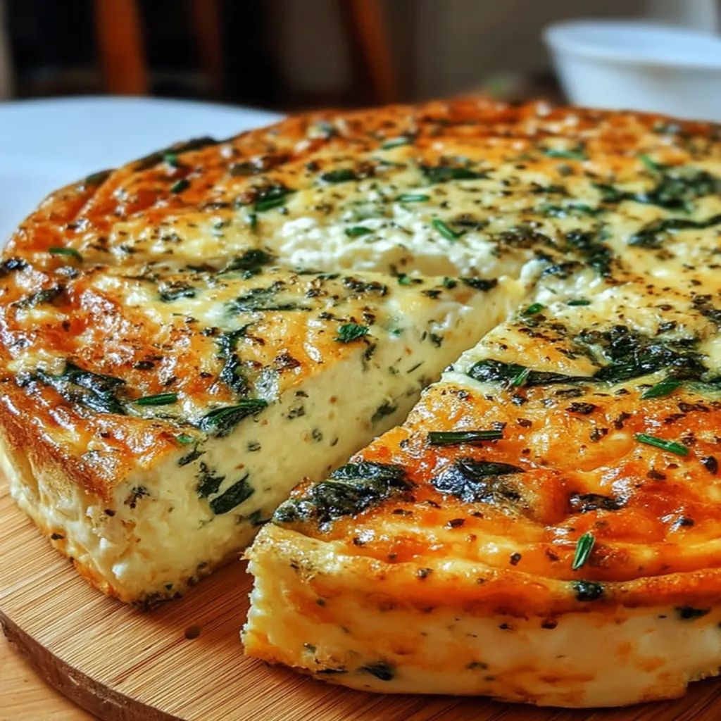Cottage Cheese & Spinach Crustless Quiche Cottage Cheese & Spinach Crustless Quiche