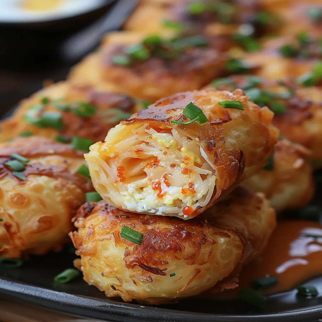 Crab Cake Egg Rolls