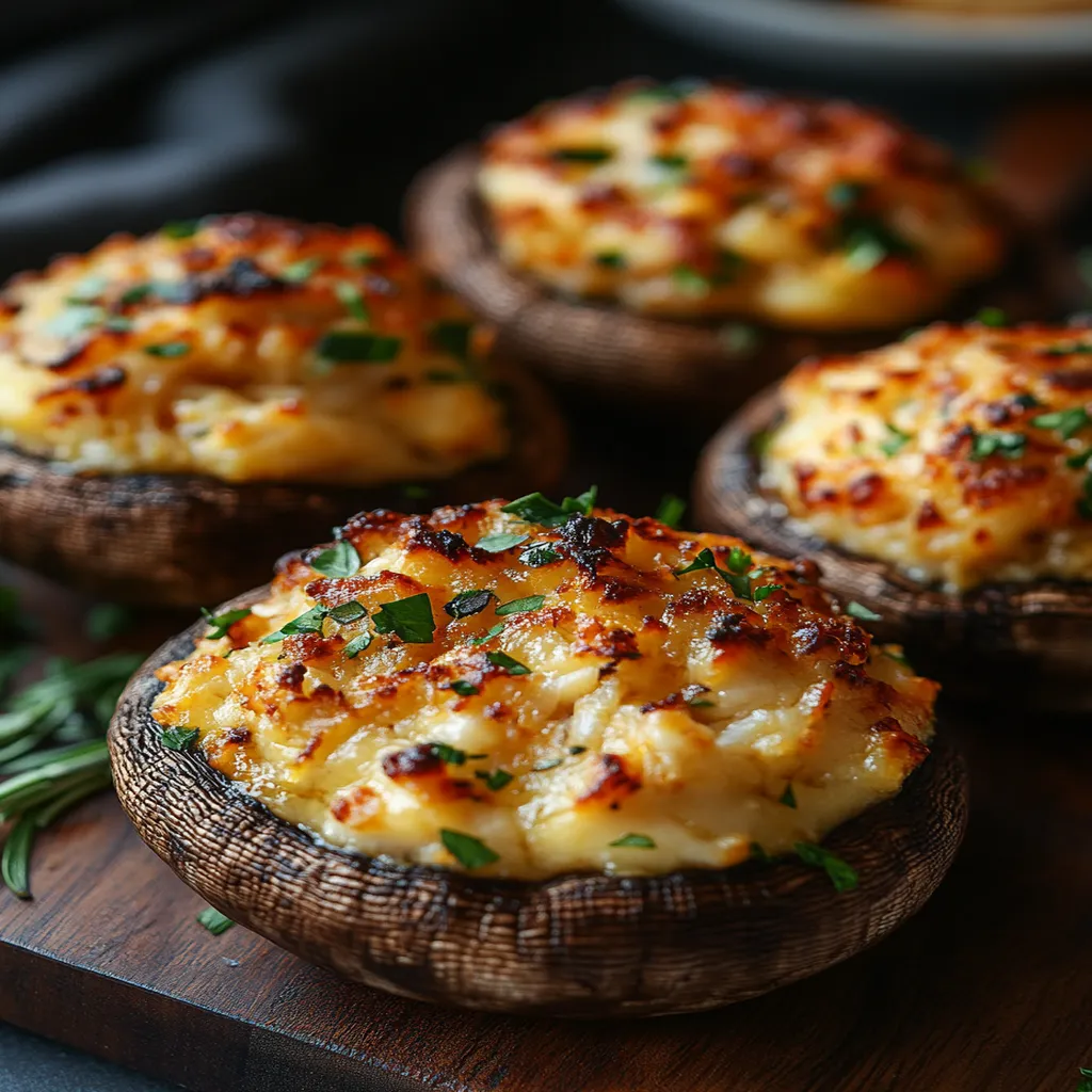 Crab-Stuffed Mushrooms