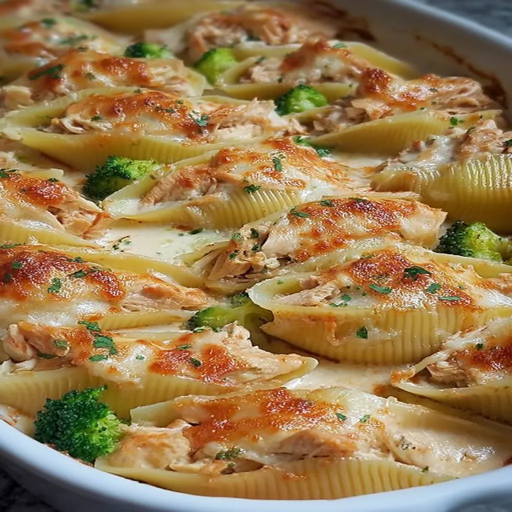 Creamy Cajun Chicken Stuffed Shells recipe step-by-step guide
