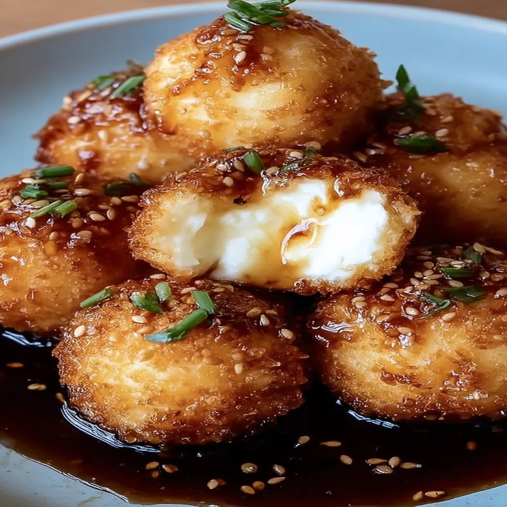 Crispy Fried Goat Cheese Balls with Spicy Honey Drizzle recipe step-by-step guide