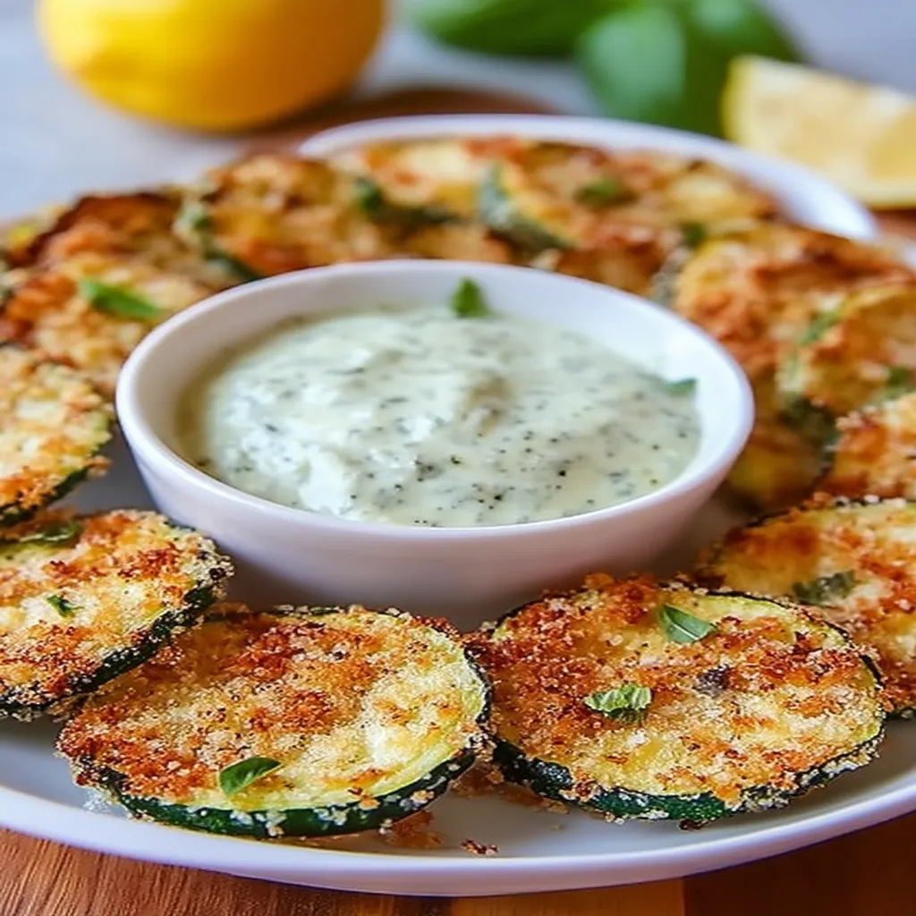 Crispy Zucchini Chips with Basil Mayo recipe step-by-step guide