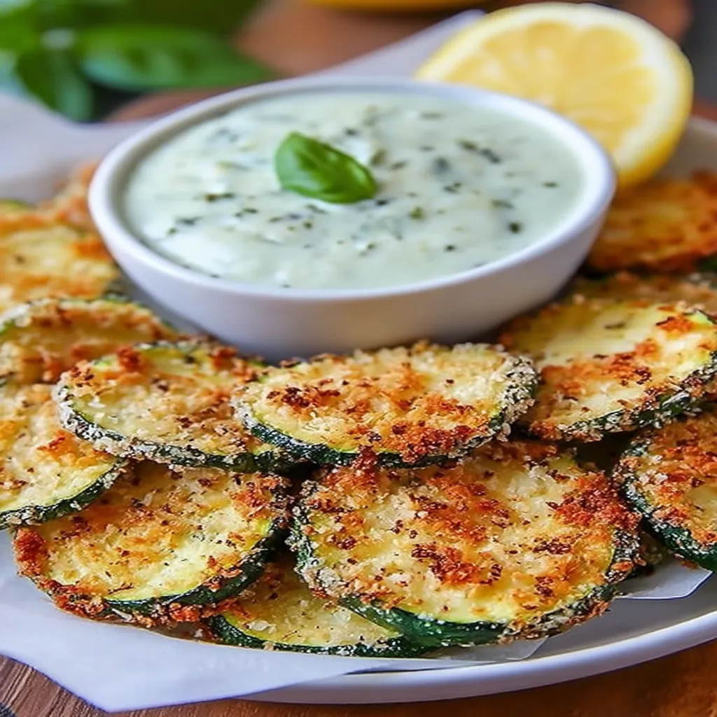 Crispy Zucchini Chips with Basil Mayo recipe step-by-step guide