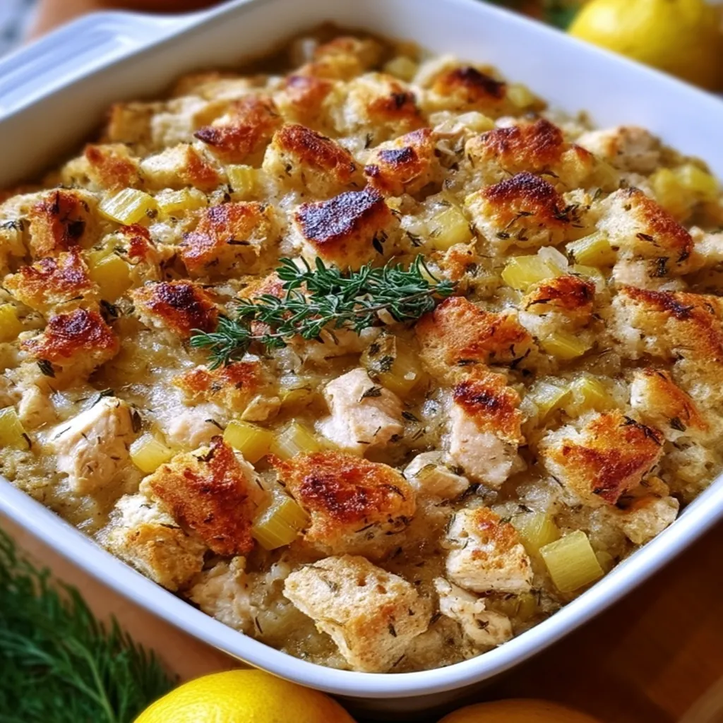 Dolly’s Chicken and Stuffing Casserole