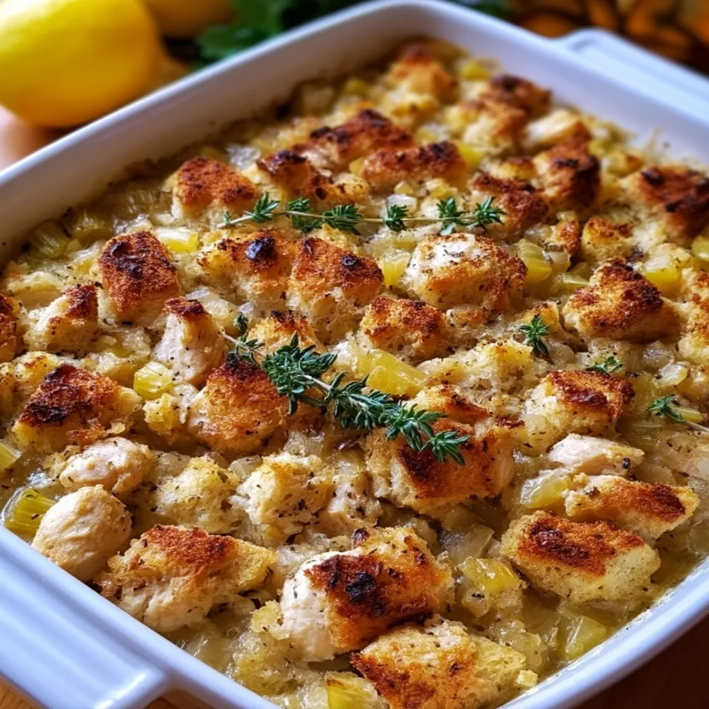 Dolly’s Chicken and Stuffing Casserole
