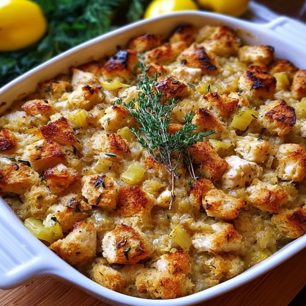 Dolly’s Chicken and Stuffing Casserole
