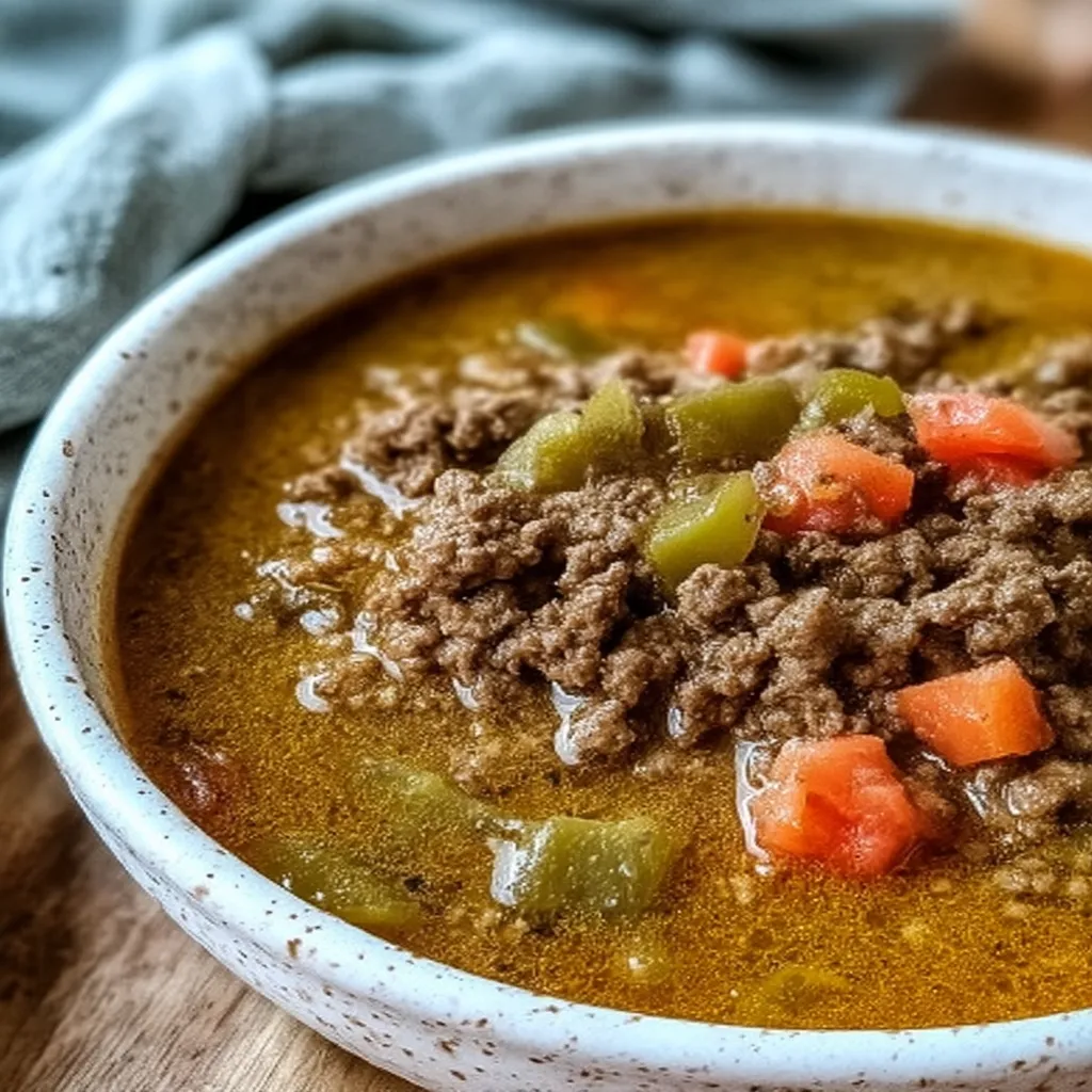 Green Chile Stew With Ground Beef