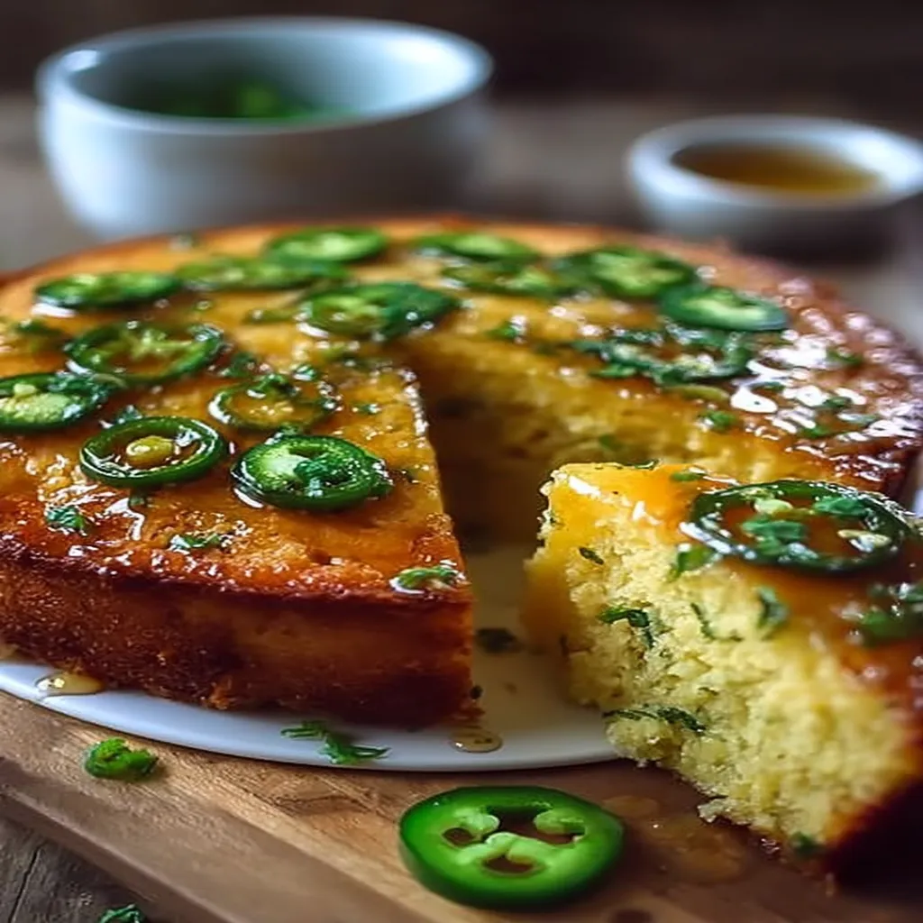 Jalapeño Cornbread with Lime Honey Glaze
 recipe step-by-step guide