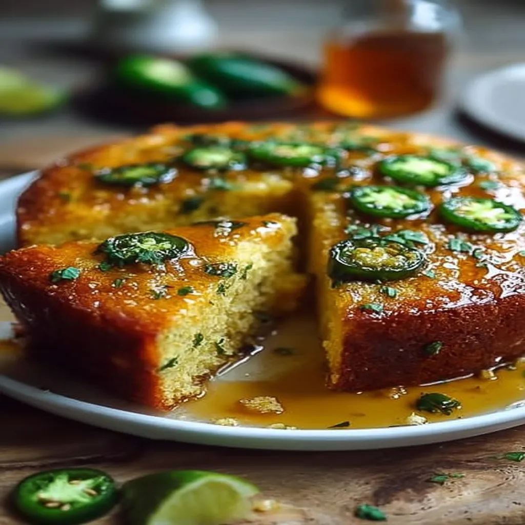 Jalapeño Cornbread with Lime Honey Glaze
 recipe step-by-step guide