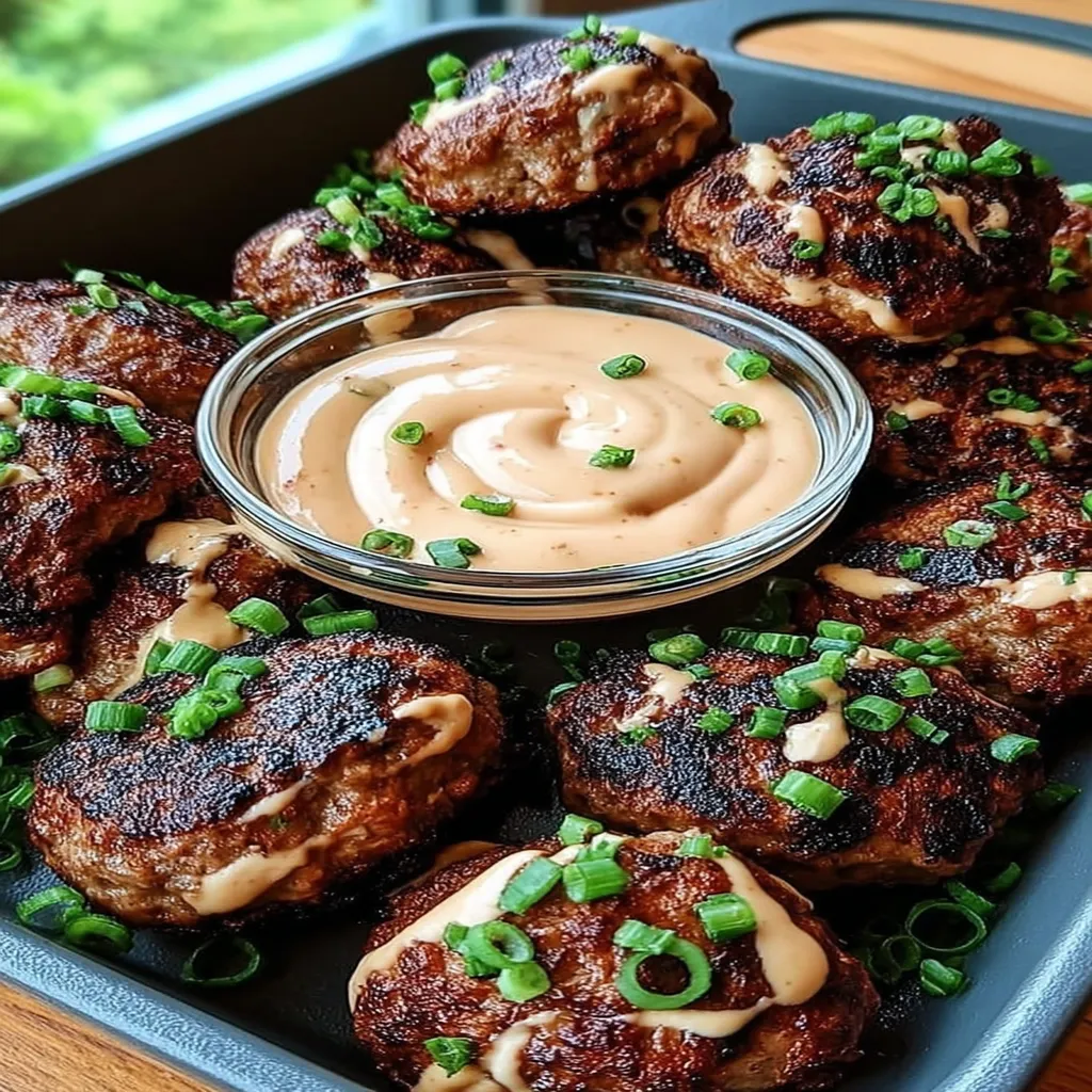 Korean BBQ Meatballs with Spicy Mayo Dip recipe step-by-step guide