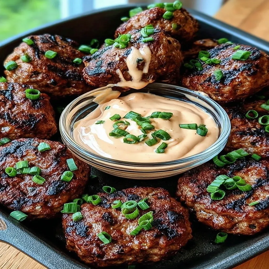 Korean BBQ Meatballs with Spicy Mayo Dip recipe step-by-step guide