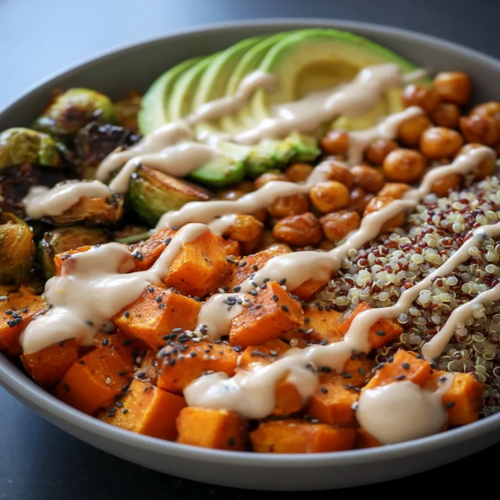 Meal Prep Buddha Bowls with Quinoa and Roasted Veggies