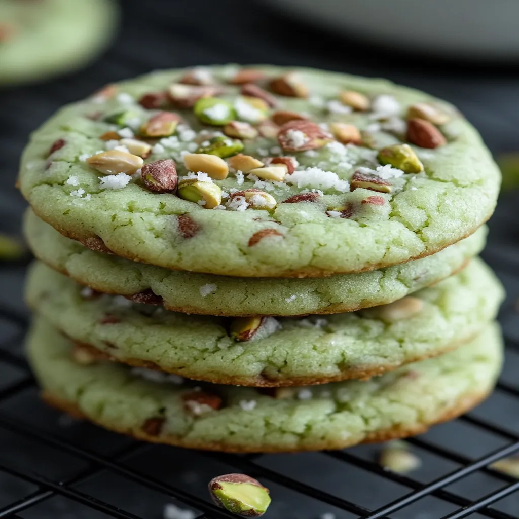 Pistachio Pudding Cookies