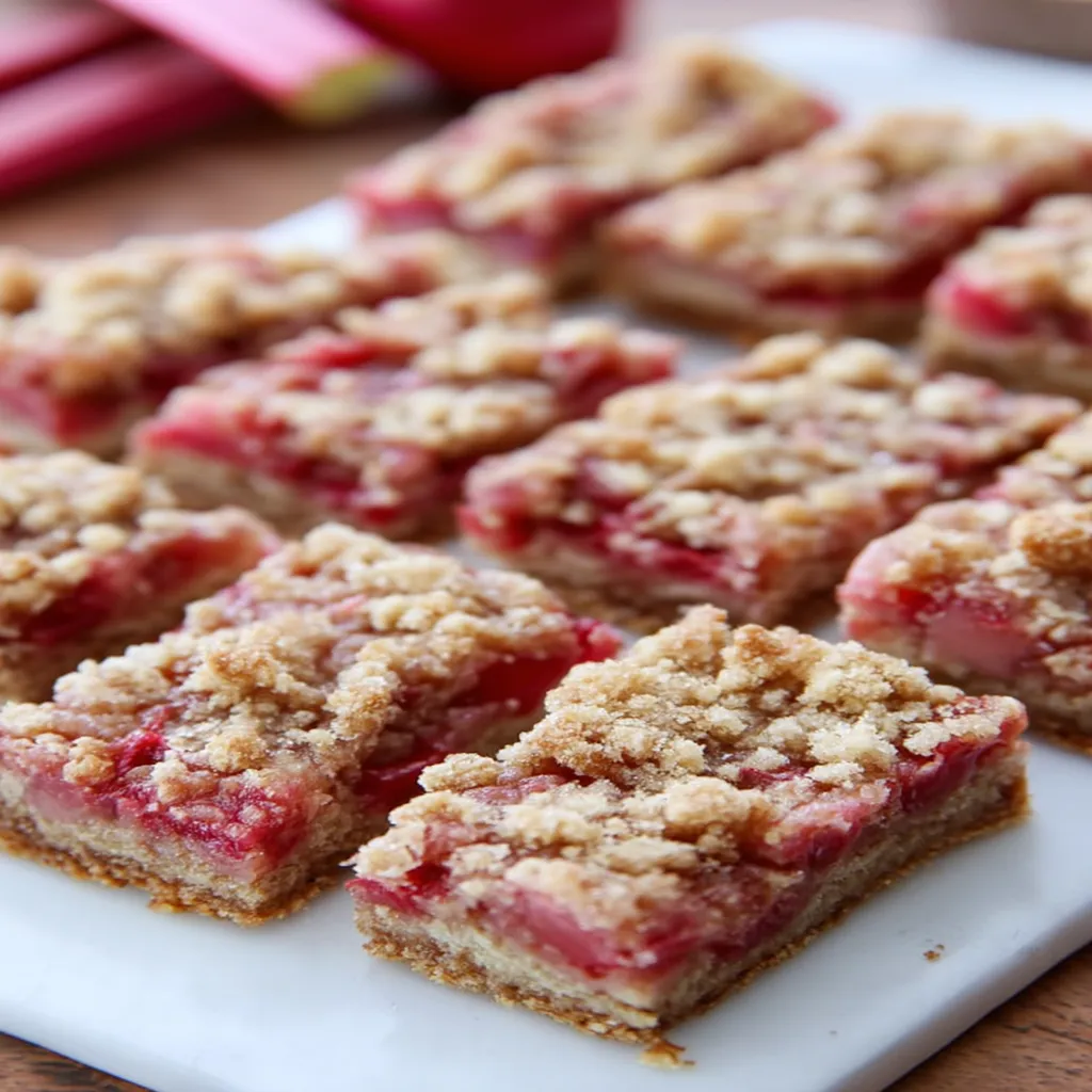 Rhubarb Bars
