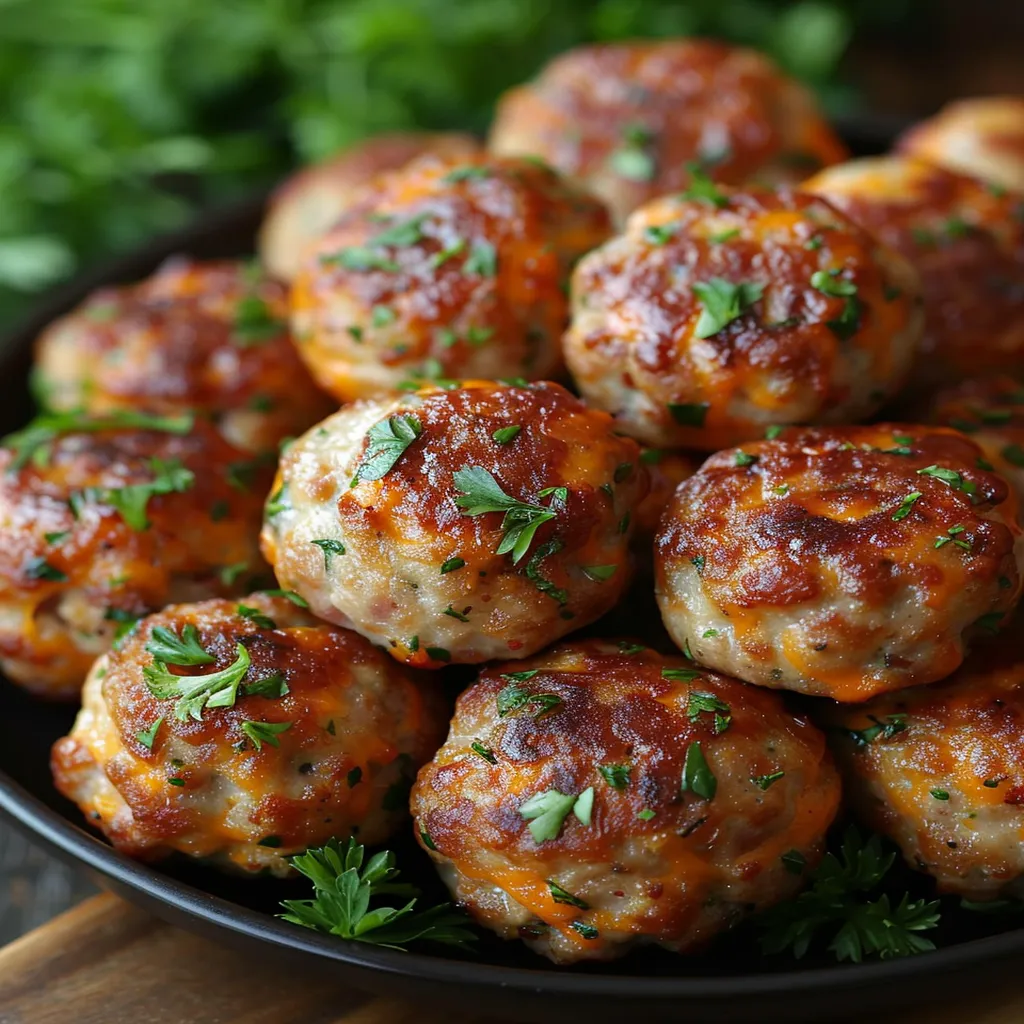 Rotel Cream Cheese Sausage Balls