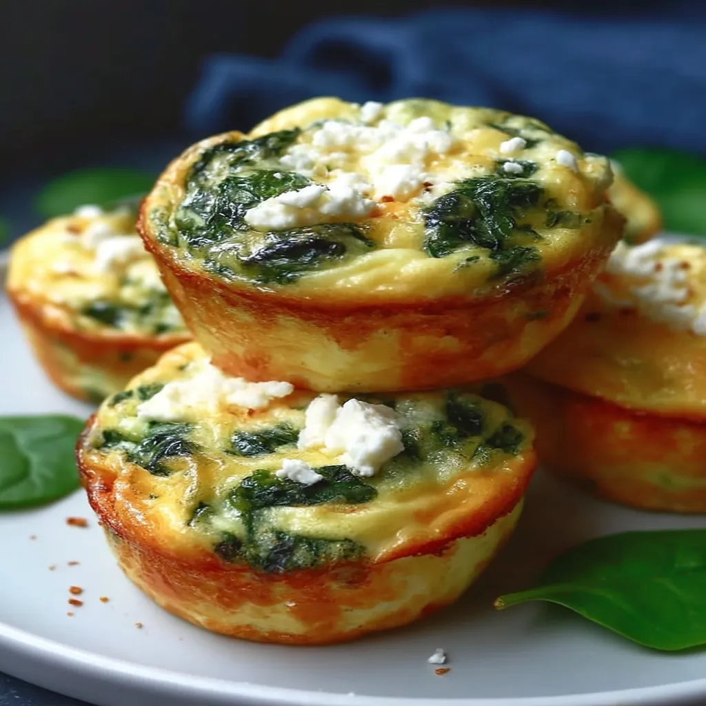 Spinach & Feta Egg Muffins
