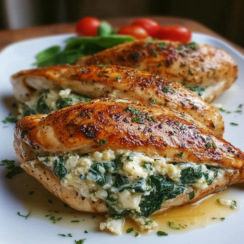 Spinach and Ricotta Stuffed Chicken Breasts Spinach and Ricotta Stuffed Chicken Breasts