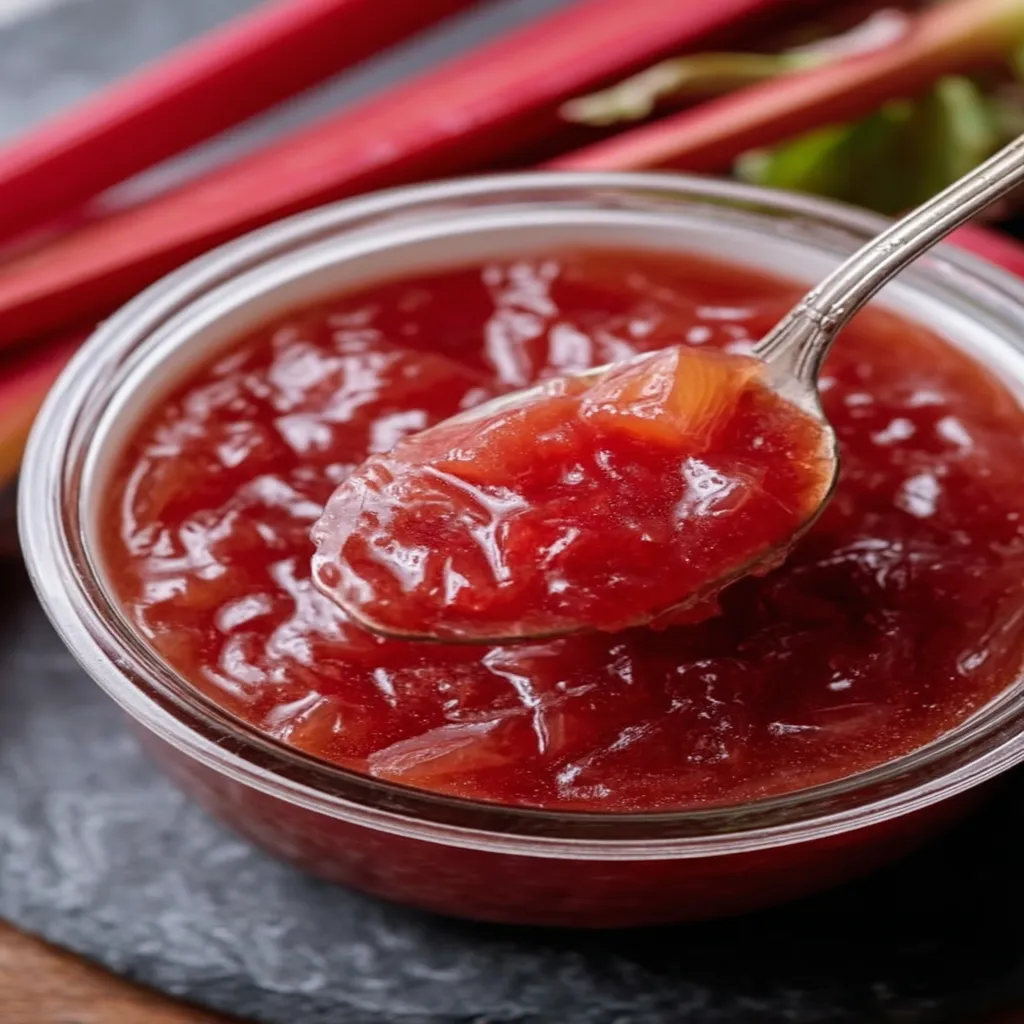 Stewed Rhubarb Sauce