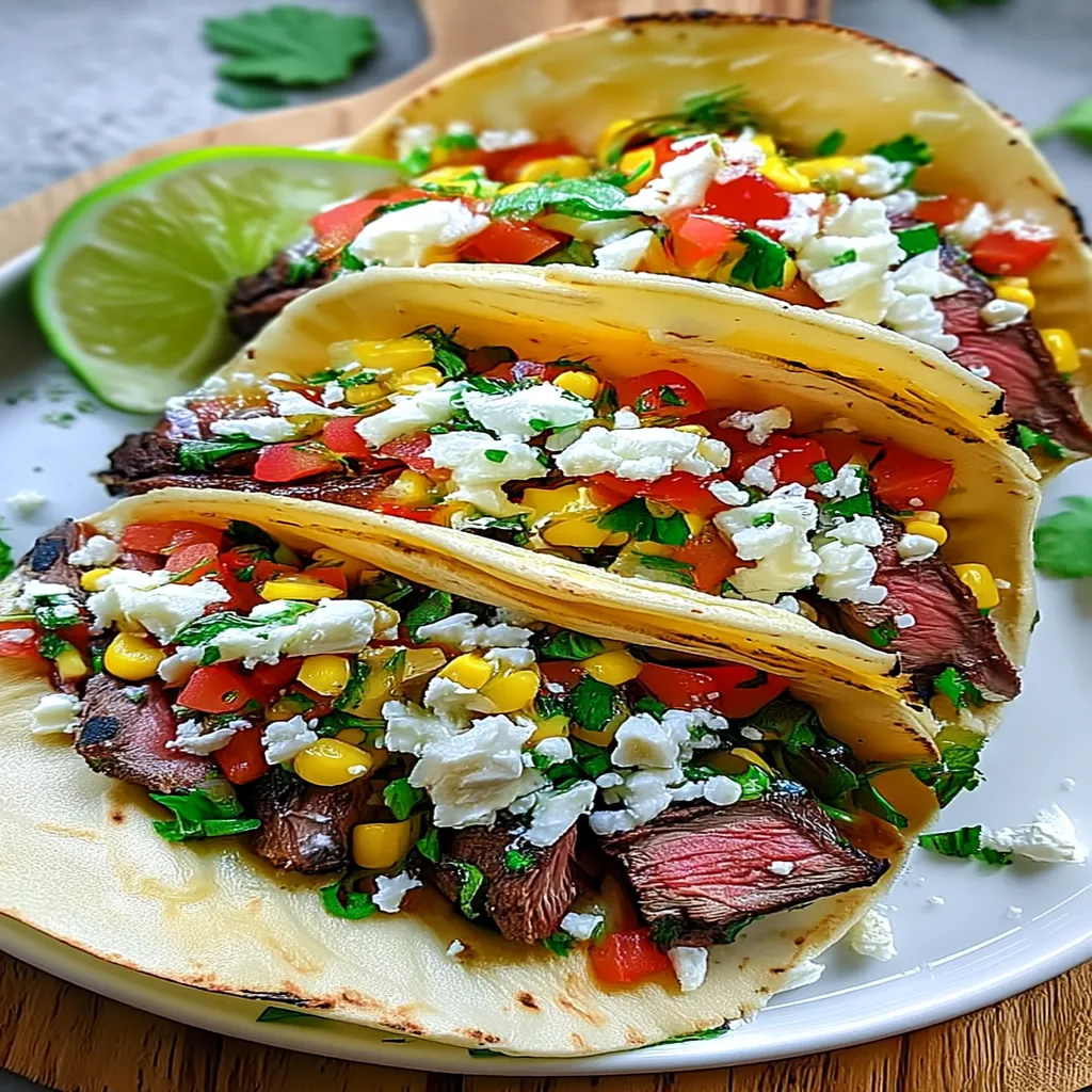 Street Corn Steak Tacos