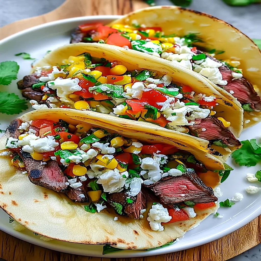 Street Corn Steak Tacos