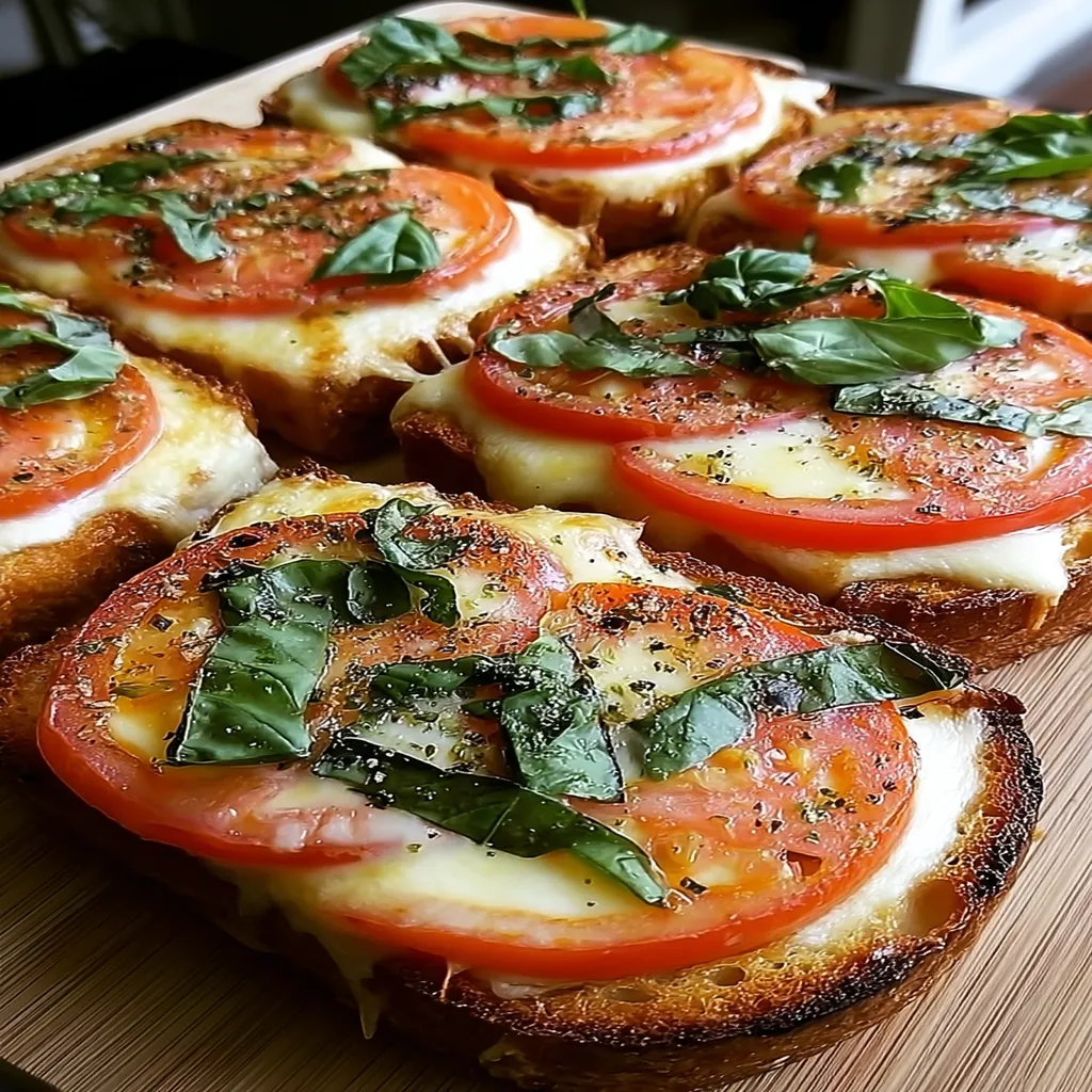 Tomato Basil Garlic Bread