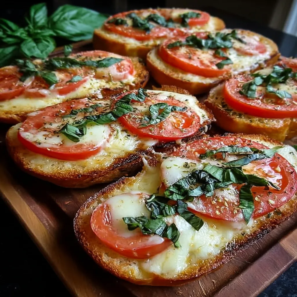 Tomato Basil Garlic Bread
