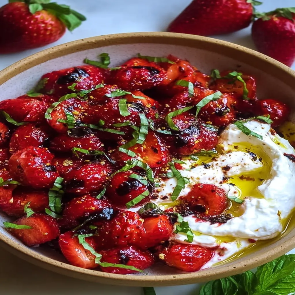 Whipped Feta with Roasted Strawberries Whipped Feta with Roasted Strawberries