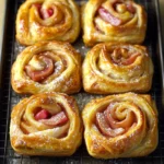 Rhubarb Morning Buns