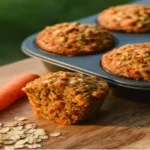 carrot cake, oat muffins, delicious, moist, spiced, baked goods
